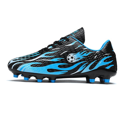 Men Professional Football Boots Cleats Boys Soccer Shoes Ankle Support Cleats Youth Outdoor Match Training Sneakers Non-slip