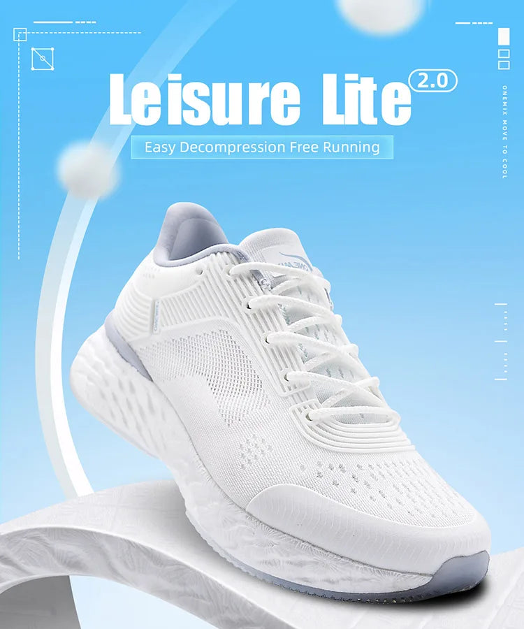Zapatillas de running ONEMIX YUE SHUANG para hombre con amortiguación de aire, zapatillas deportivas para pareja, calzado deportivo para correr al aire libre y caminar para mujer