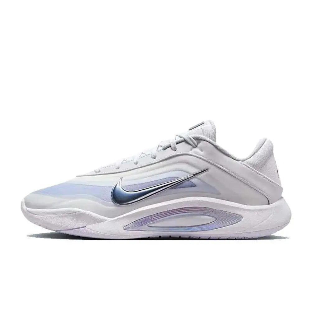 Nike AOne: Minimalist, Comfortable, Cushioned, and Breathable Low-Top Basketball Shoes (Unisex, White and Blue) FZ8606-100