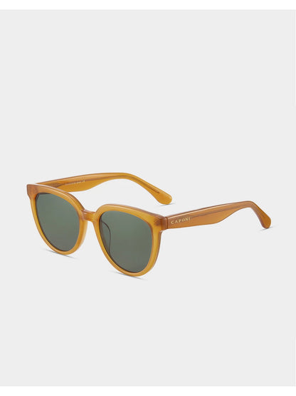 Óculos de sol de design da marca CAPONI para mulher, estilo retro, para raparigas, estilo coreano, polarizados, com proteção UV, modelo BH31031