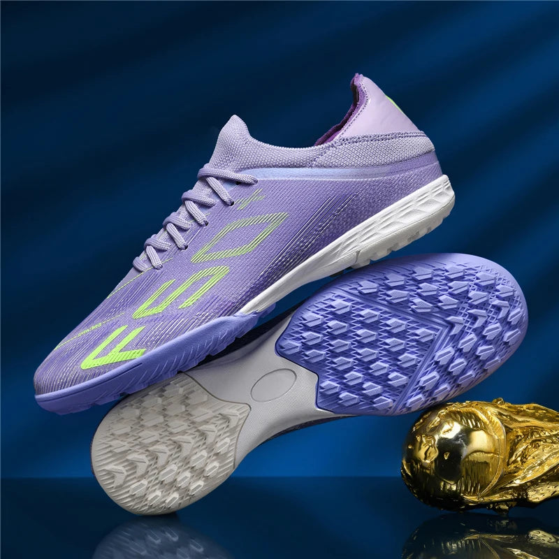 Ultralight Outdoor Sport Men's Soccer Shoes Training Football Sneakers for Youth Turf Soccer Cleats Cleats Non-Slip