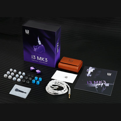 TRI I3 MK3 3rd-Gen Planar+BA+DD Hybrid Flagship HIFI In-EarEarphones Headphones High Resolution Wired Earbuds