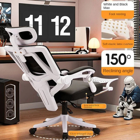 Ergonomic Mesh Office Chair with Lumbar Support, High-Back Computer Desk Chair for Adults, Comfortable Task Chair for Long Hours
