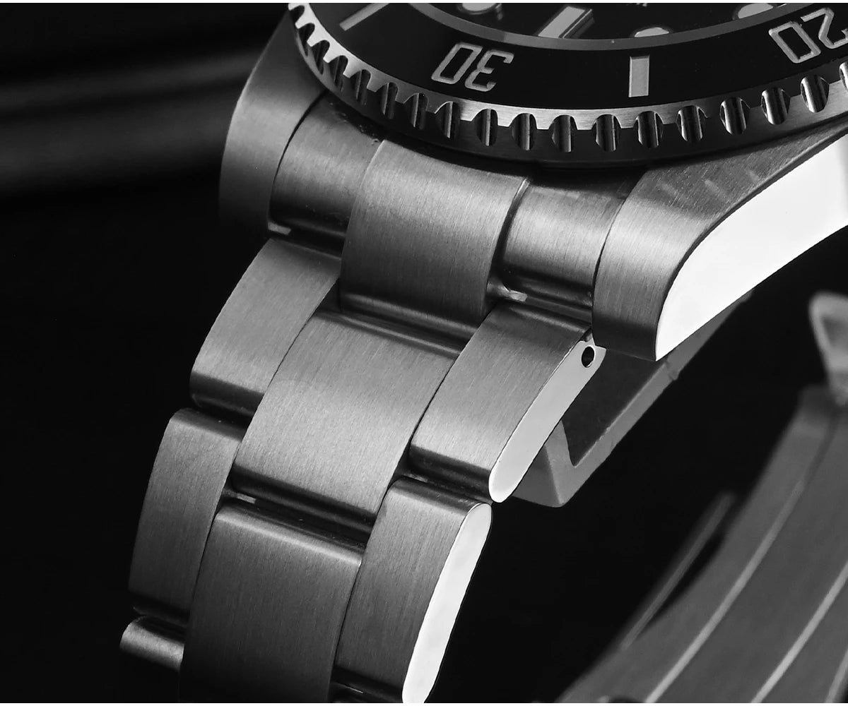 San Martin Upgraded Version 40mm Water Ghost Diver Watch Men's Luxury Automatic Mechanical Watches Sapphire Waterproof 200m SN0017