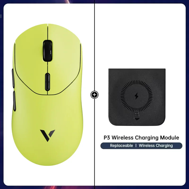 Rapoo VT2 MAX Wireless E-sports Gaming Mouse with 8K Polling Rate Optical Sensor Ergonomic Design 53g Lightweight for PC Latop