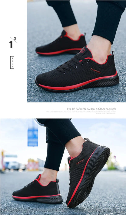 Męskie dzianinowe buty do biegania i chodzenia, casualowe sneakersy, oddychające sportowe buty do biegania, treningu i na siłownię, lekkie buty outdoorowe dla kobiet, rozmiary 38-47
