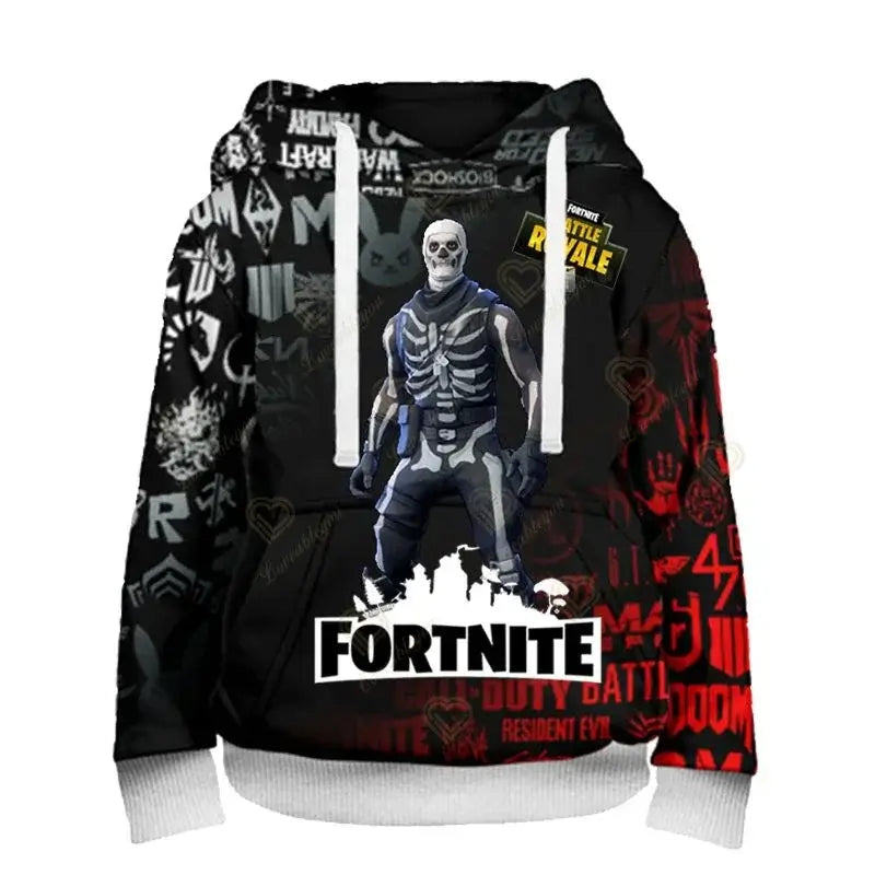 Φούτερ με κουκούλα Fortnite Peely Print New Design για άνδρες, γυναίκες και παιδιά, μακρυμάνικο, μοντέρνο casual streetwear pullover