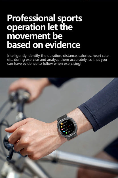 2026 New Health track Smartwatch Air Pump Airbag True Blood Pressure Health Measure Smart Watch Men Women Blood oxygen BT Call
