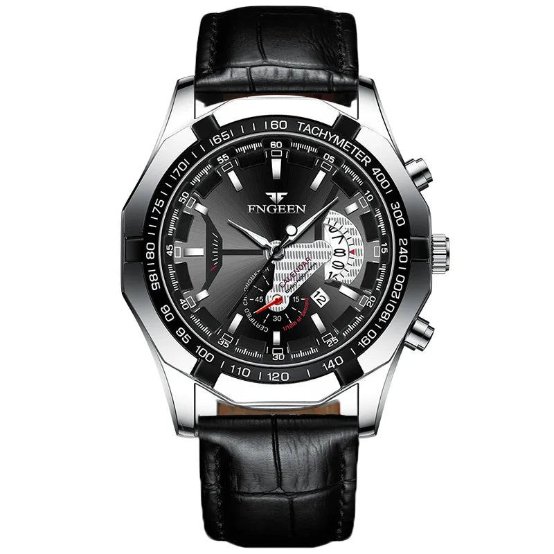 Montres-bracelets à quartz BINBOND Original pour homme : montres de luxe luminescentes, étanches, à date automatique, en acier inoxydable. Livraison gratuite.