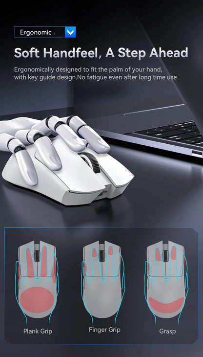 ATTACK SHARK X11 SE Wireless Gaming Mouse 22000 DPI,PixArt PAW3311 Sensor,BT/2.4G/Wired,59g Lightweight,2000W Clicks