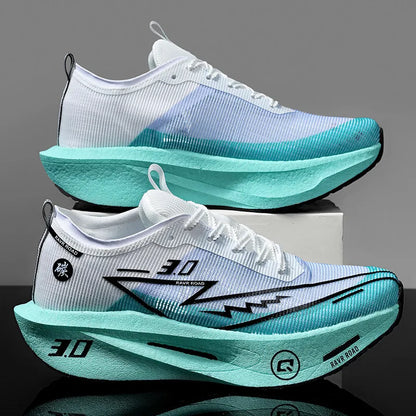 Running Shoes Speciality Men Marathon Sports Carbon Board Breathable Ultralight Women Comfy Athletic Cushion Stability Sneakers