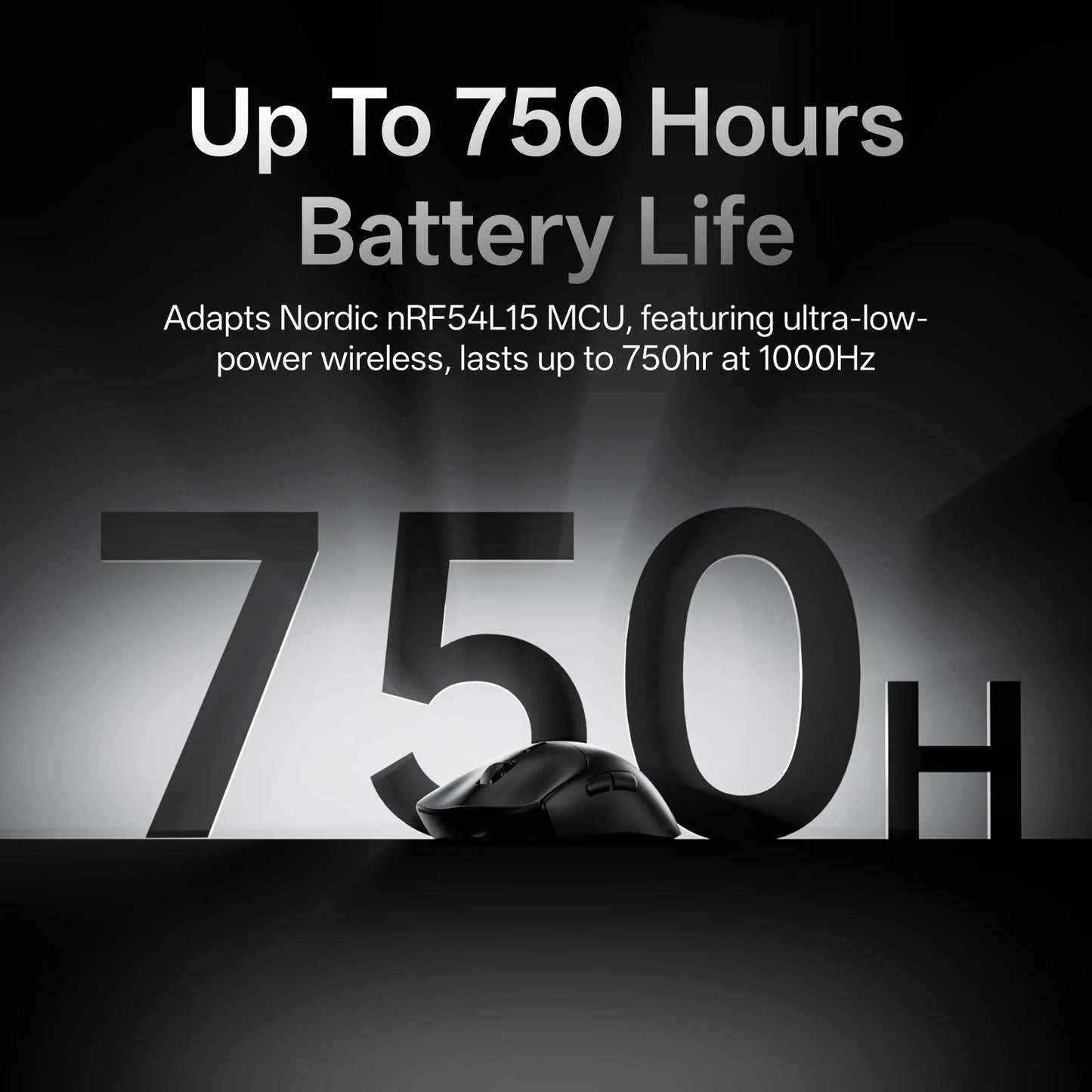 Rapoo VT7 MAX /VT7 Wireless Gaming Mouse True 8K Wireless Polling Rate 53g Lightweight Up to 750Hr Battery Life