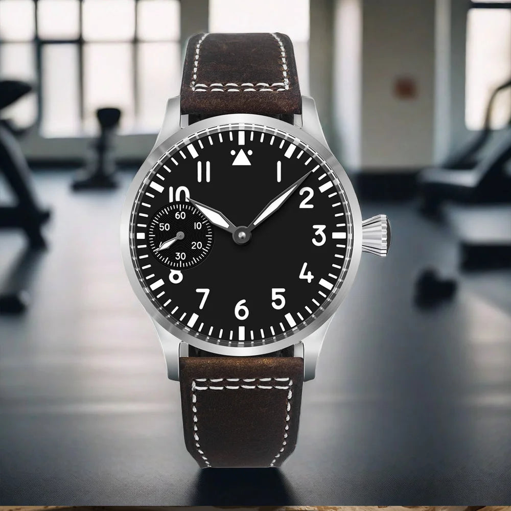 Corgeut Luxusuhr mit Saphirglas, 42 Mm Zifferblatt, ST3600- oder ST3601-Handaufzugswerk, 316L-Stahlgehäuse, Herrenuhr, 30 M wasserdicht