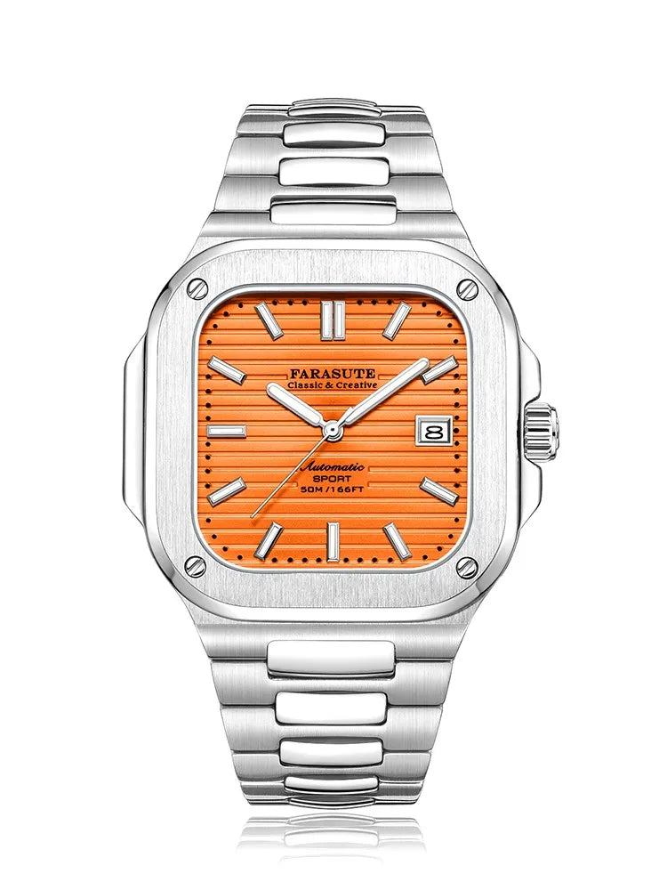 Montre de luxe automatique pour homme FARASUTE, mouvement Miyota9019, ultra-fine (8,9 mm), luminescente, étanche à 5 ATM