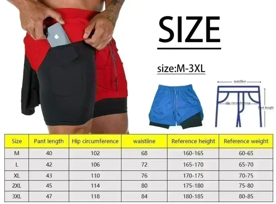 Dragon Ball Anime Peripheral Majin Buu GOKU Printed Sports Double-layer Shorts American 2025 Summer Men's Loose Breathable Pants