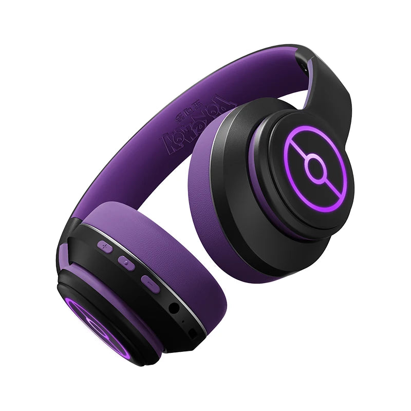 CHENFENG Noise Cancelling Wireless RGB Headphones Bluetooth 5.4 HiFi Stereo Earphones for Music Game Sports - Girls Kids Gift