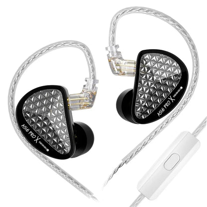 KZ AS16 PRO X in Ear Earphone 8 Balanced Armature Headset Three-Channel Acoustic Duct Structure HiFi Headphones ZSX ZAR ZS10PROX