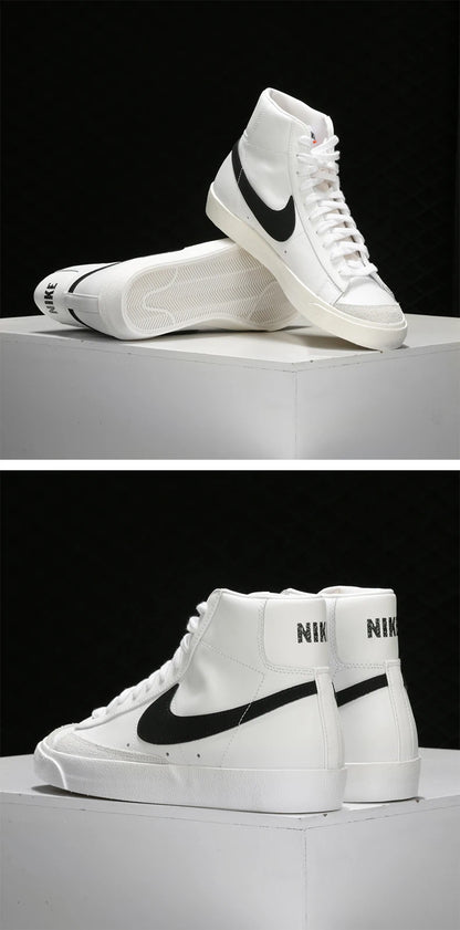 Nike Official Authentic BLAZER MID '77 Men's and Women's Casual Comfortable Sneakers BQ6806-100