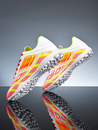 TF Soccer Cleats Men Women Kids PU Synthetic Upper Rubber Outsole Wear-resistant Non-slip Training Shoes