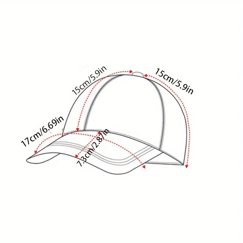 Funny Style Cat Patterned Baseball Cap with Adjustable Outdoor Casual Hat Suitable for Both Men and Women Cat Enthusiasts