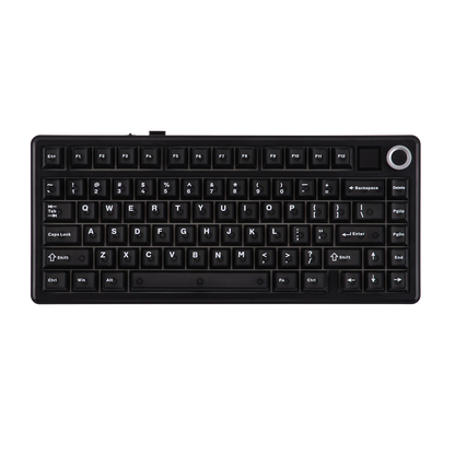 EPOMAKER X AULA F75 MAX Compact 75% Wired/BT5.0/2.4GHz Wireless Mechanical Gaming Keyboard with TFT Screen & Knob for PC/Mac