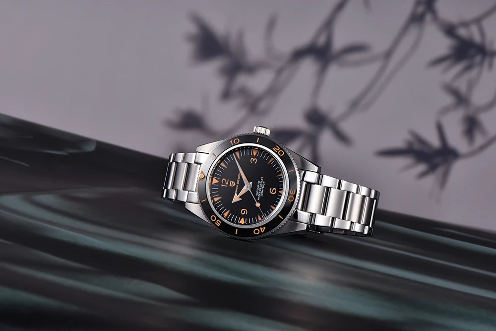 PAGANI DESIGN 41 MM Luxury Men Mechanical Wristwatch 200m Waterproof Sapphire Clock Automatic Stainless Steel Business Watch