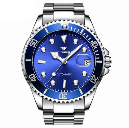 Orologi da polso meccanici BINBOND da uomo, di lusso, luminescenti, impermeabili, automatici, con tourbillon, scheletrati