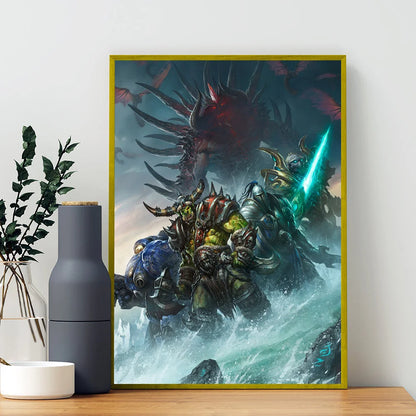 World of Warcraft Game Poster Good Quality Prints and Posters HD Quality Poster Wall Art Painting Study Home Decor