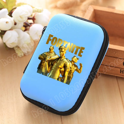 New Fortnite Storage Bag Multi-Function Data Cable Charger Organizer Travel Earphone Protective Pouch Children's Birthday Gift