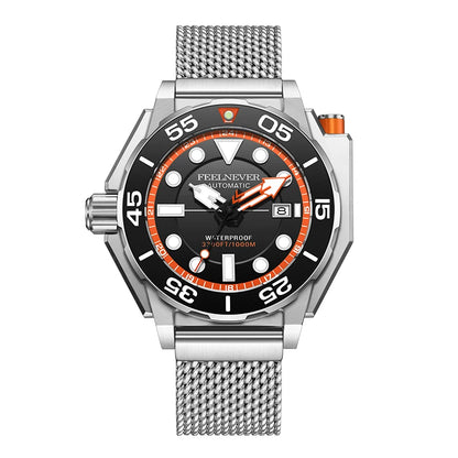 FeelNever Top Brand Luxury Automatic Watch For Men Fashion Business Watch Men Military Waterproof Men's Mechanical Wristwatches