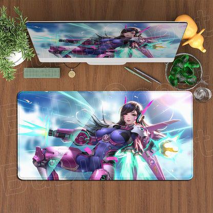 Large XXL DIY Cool  Overwatch Mouse Pad Keyboard Table Gaming Accessories Non-Slip Rubber Edge locking spped Laptop Rug desk Mat