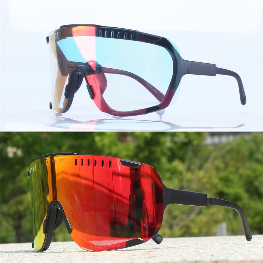 Gafas de sol fotocromáticas DEVOURS originales para ciclismo, para hombre y mujer, deportivas, para bicicleta de montaña, MTB, gafas que cambian de color