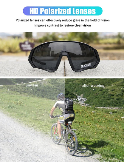 Kapvoe: Gafas de sol de marca para hombre, para pesca, montaña y ciclismo; gafas para mujer, para bicicleta de carretera; gafas de bicicleta; gafas de ciclismo; Oculos Ciclismo
