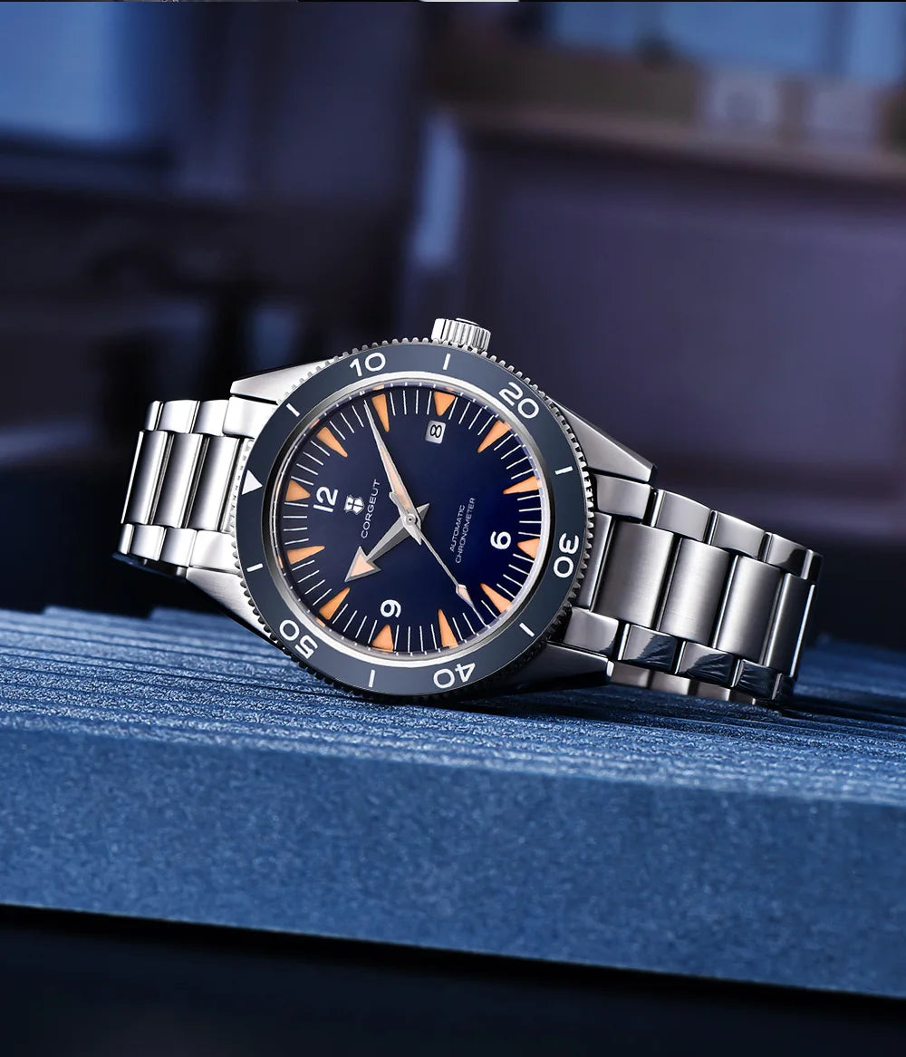 Ceramic Bezel 100 Waterproof Luxury Corgeut Watch Men 41mm Sapphire Mechanical Clock Diver Miyota Automatic Wristwatch