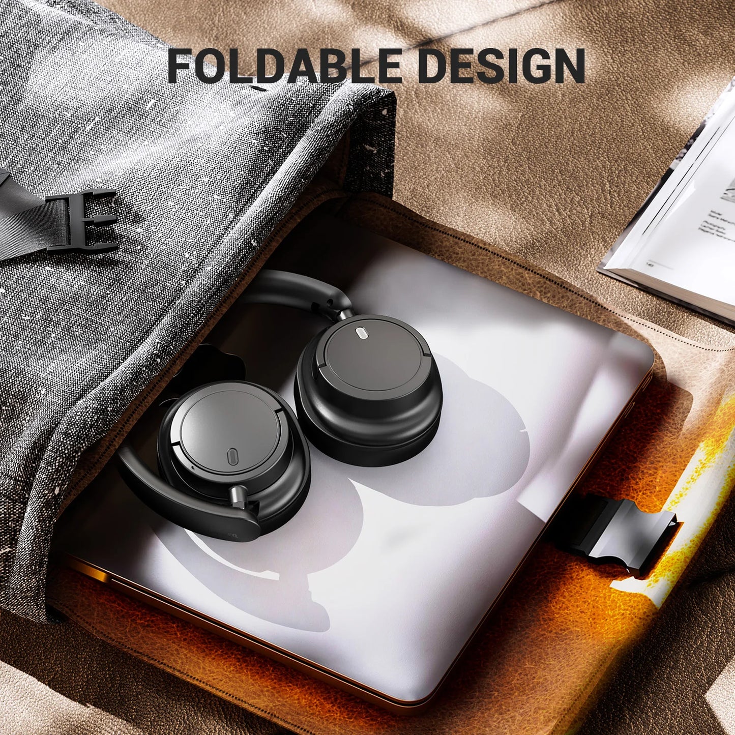 Oneodio Wireless Bluetooth 5.3 Headphones Bass/Pop Mode Over Ear Headset With Microphone Foldable Headphones 90H Playtime AAC