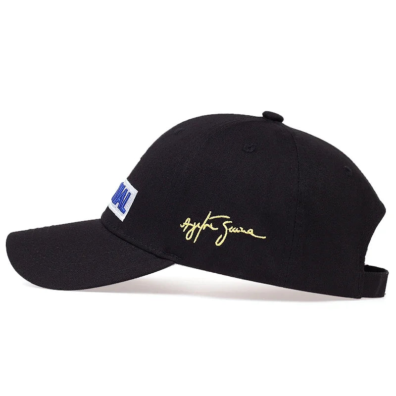 Unisex NACIONAL Letter Embroidery Baseball Caps Spring and Autumn Outdoor Adjustable Casual Hats Sunscreen Hat Sports Golf Cap