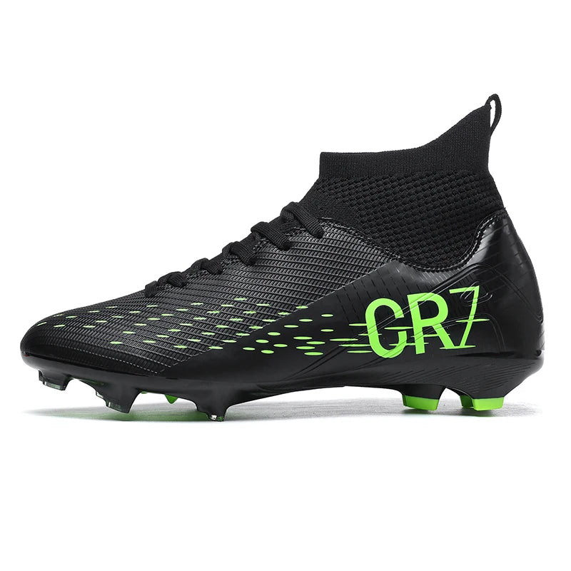 TF Long Stud Training Football Cleats Wear Resistant Breathable Firm Ground Outdoor Match Training Sports Footwear