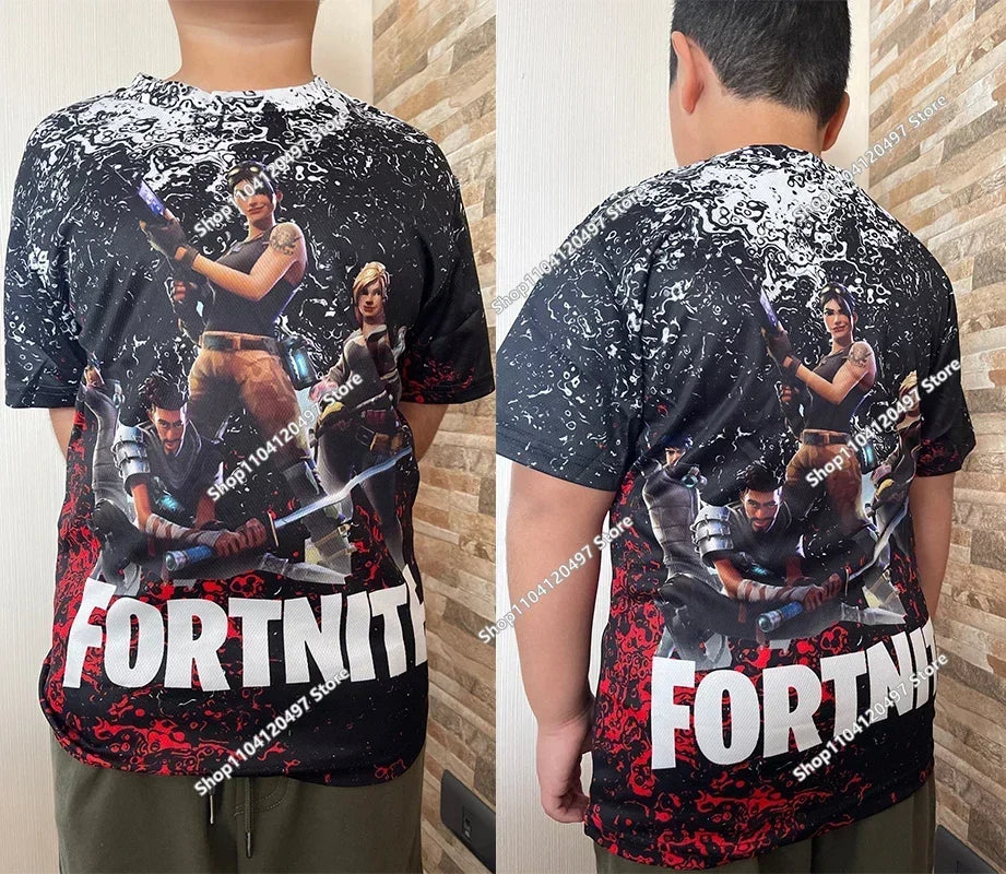 Nowe bluzy Fortnite 2025 z kapturem, nadruk 3D, bluza męska Harajuku z długim rękawem, krój oversize, unisex, odzież cosplayowa