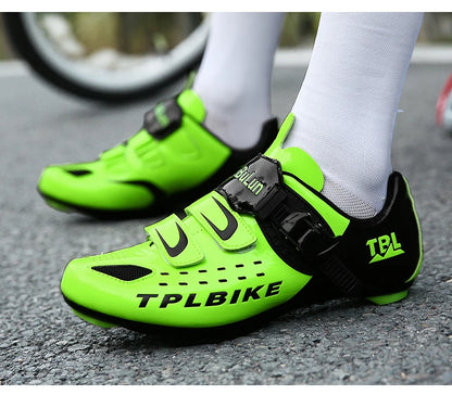 New Men's and Women's Bicycle Shoes,Outdoor Cycling Shoes,Three Functional Soles,Professional Training Shoes