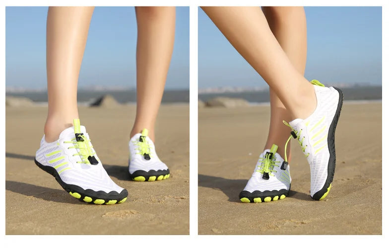 Men and Women Water Shoes, Aqua Shoes, Drainage Beach Sports Swim Sandals, Quick Dry Boating Barefoot Diving Fishing Surfing Sneakers