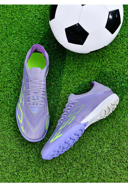 New Men Football Boots Match Grass Cleats High-quality Soccer Shoes Futsal Sneakers Non-Slip Indoor Hot-selling High-top Outdoor