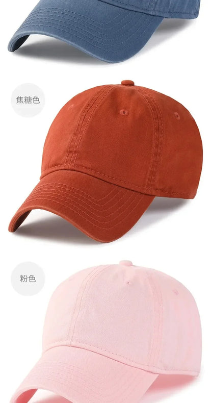 Casquettes de baseball unies, grande taille 63 cm, en coton doux, pour homme ; casquette classique « snapback » ; chapeau de golf pour femme, 59-62 cm