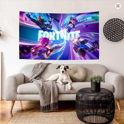 Game F-Fortnite flag Decoration Art Picnic Party Home Hanging Camping Outdoor Party Banner