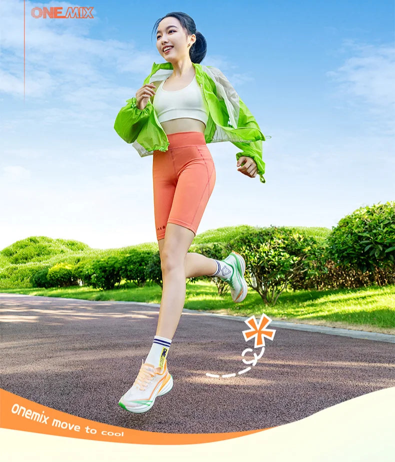 Zapatillas de running ONEMIX YUE SHUANG para hombre con amortiguación de aire, zapatillas deportivas para pareja, calzado deportivo para correr al aire libre y caminar para mujer