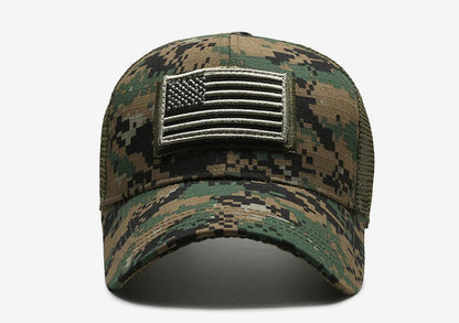 Spring And Summer New Mesh Breathable Personality Sticker Embroidery Women's Baseball Cap Mesh Hat Men's Outdoor Sunscreen Cap