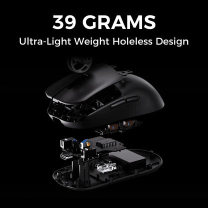 MCHOSE L7 Wireless Gaming Mouse L7 Ultra PAW3395 26K Sensor Dual 8K Polling 39g Ultra-Lightweight2.4GHz RF/BT/Wired Tri-Mode