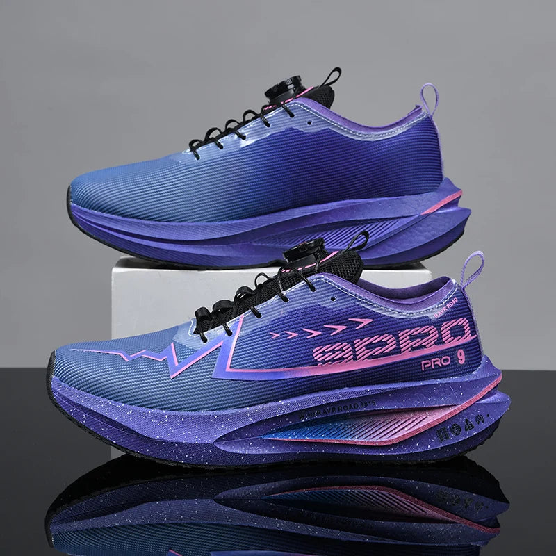 Casual Running Shoes Men Marathon Sports Carbon Board Breathable Lightweight Women's Comfortable Athletic Nonskid Sneakers 2026