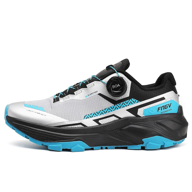 Mens Running Shoes Outdoor Mesh Breathe Mountain Off Road Climbing Shoes Wear Resistant Cosy Fashion Sneakers for Men