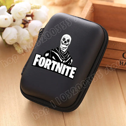 New Fortnite Storage Bag Multi-Function Data Cable Charger Organizer Travel Earphone Protective Pouch Children's Birthday Gift