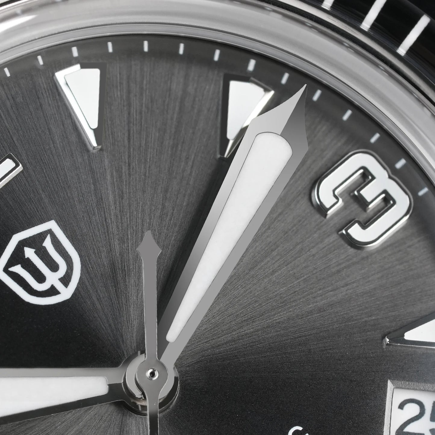 Watchdives 50-Fathoms Watch VH31 Sweep Seconds Quartz Movement Luminous 200m Waterproof Sapphire Stainless Steel  Watches WD50Q